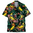 thumbnail image 1 of Hawaiian Shirt for Men Relaxed Fit Button Turndown Collar Short Sleeve Tropical Beach Shirt Summer Holiday Lightweight Mens Shirts Casual, 1 of 2