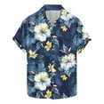 thumbnail image 1 of Hawaiian Shirt for Men, Tropical Graphic Beach Shirts Casual Summer Button Down Short Sleeve Floral Shirt Vacation Outfits, 1 of 4