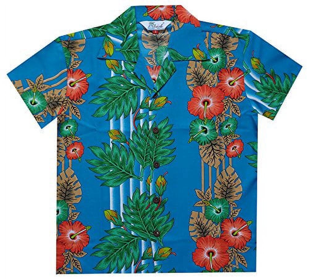 Hawaiian Shirts 44 Mens Floral Scenic Print Beach Aloha Party Camp Purple 3xl