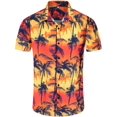 thumbnail image 1 of Hawaiian Shirts for Men, Print Men's Casual Short Sleeve Button Down Shirts Floral Aloha Beach Shirt, 1 of 6
