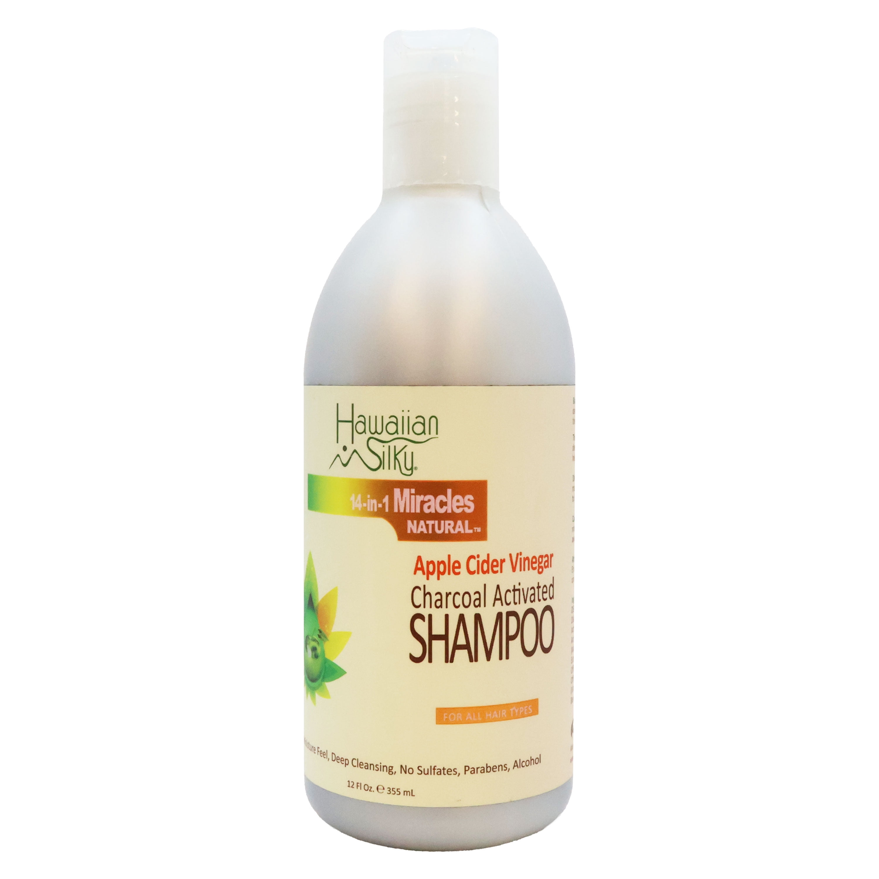 Hawaiian Silky 14 In 1 Miracles Charcoal Activated Shampoo 12 Oz, Pack