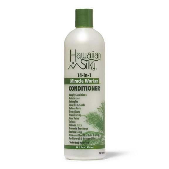Hawaiian Silky 14-in-1 Miracle Worker Anti-Aging Moisturizing Repairing Daily Conditioner, 16 fl oz