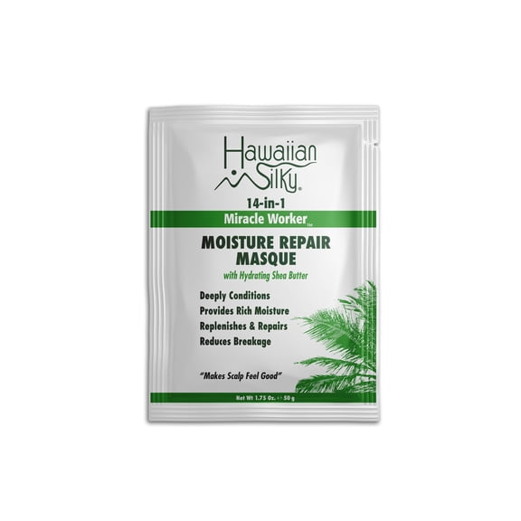 Hawaiian Silky 14-in-1 Miracle Worker Moisture Repair Masque Packette 1.75 oz.