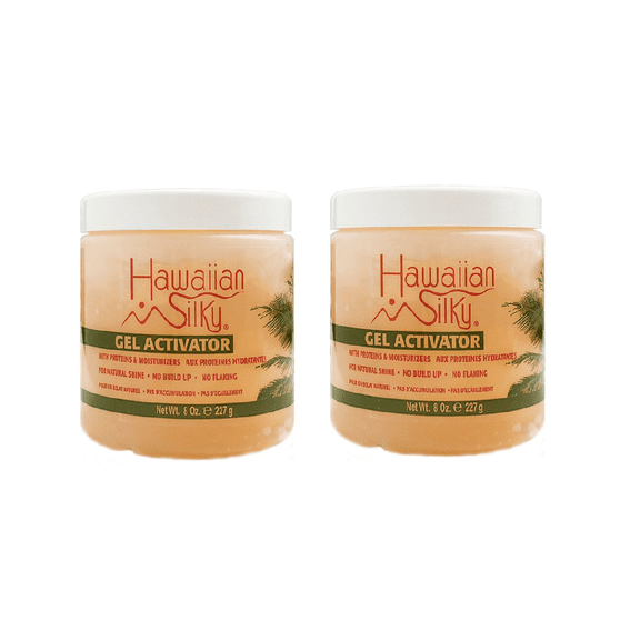 Hawaiian Silky Gel Activator with Proteins, 8 oz (Pack of 2)