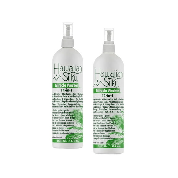 Hawaiian Silky Miracle Worker 14 In 1 Hair Treatment, 16 Oz, 2 Pack