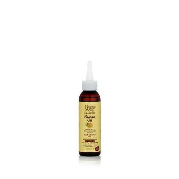 Hawaiian Silky Sesame Oil Hair & Scalp Oil 4oz., Nourishing, Moisturizing, All Hair Types, Unisex