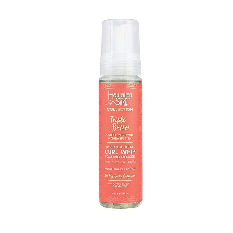 HAWAIIAN SILKY Triple Butter Hydrate & Define Curl Whip Foaming Mousse(7.5oz) HAWAIIAN SILKY Triple Butter Hydrate & Define Curl Whip Foaming Mousse(7.5oz)