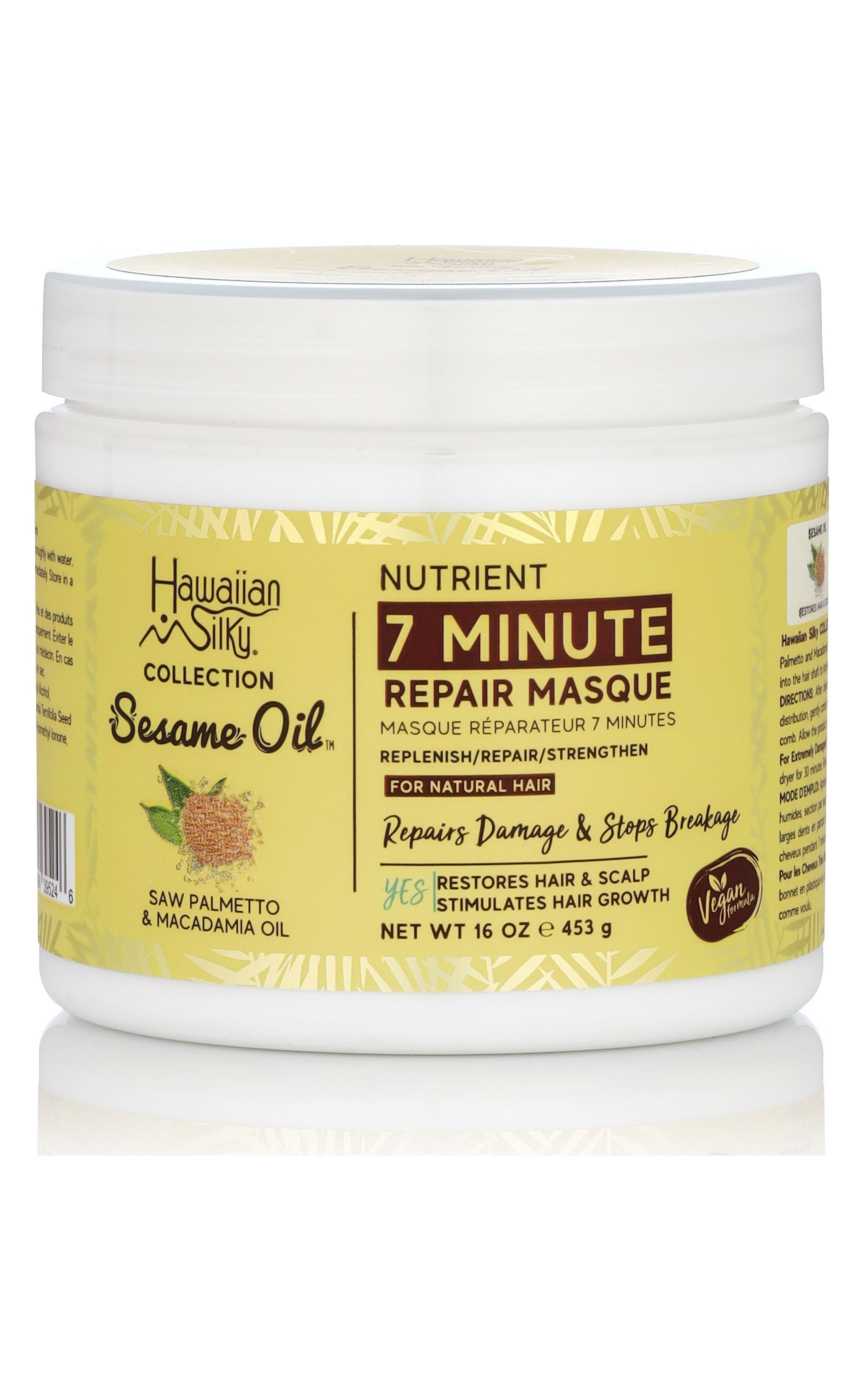 Hawaiian Silky Vegan Sesame Oil 7-Minute Nutrient Repair Masque 16