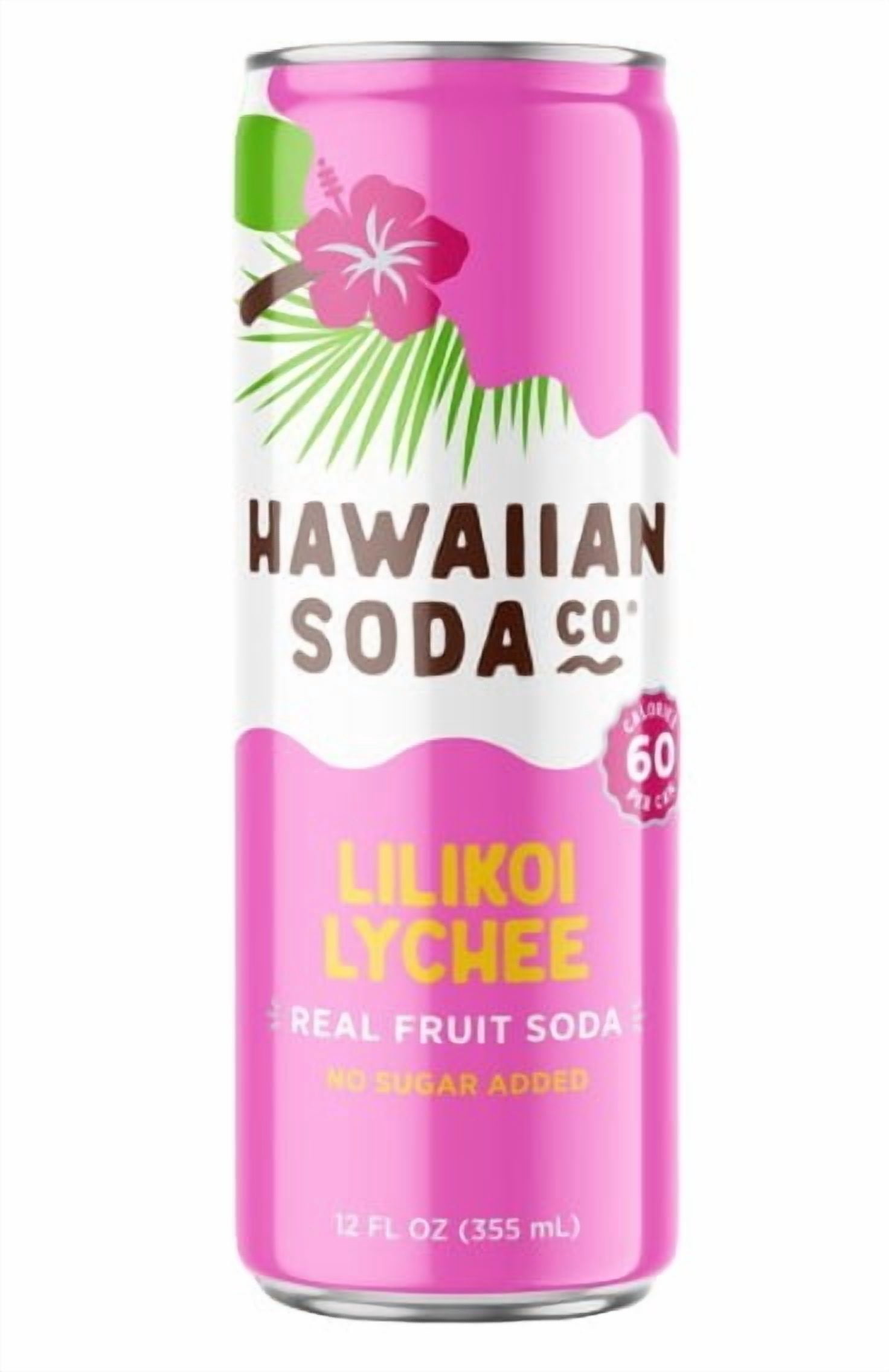 Hawaiian Soda Lilikoi Lychee, 12 fl oz