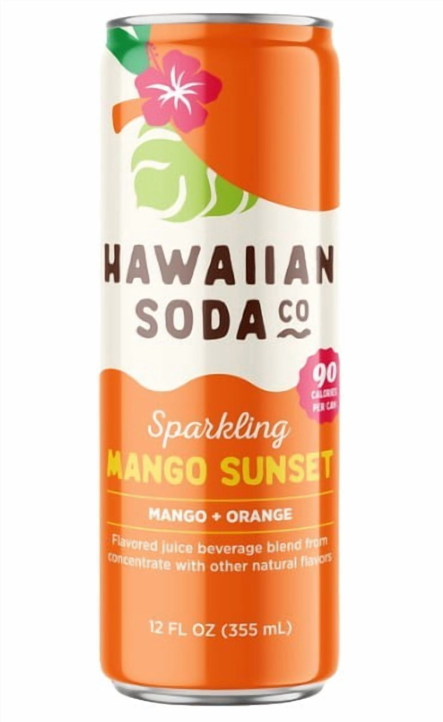 Hawaiian Soda Mango Sunset, 12 fl oz