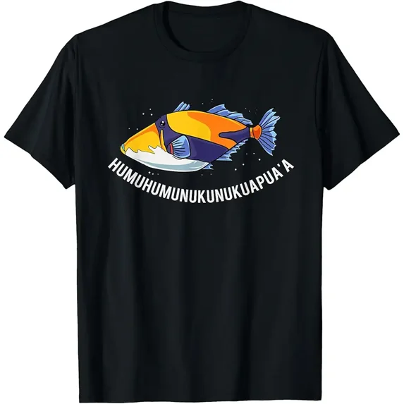 Hawaiian State Fish Humuhumunukunukuapuaa Unisex Graphic T-Shirt