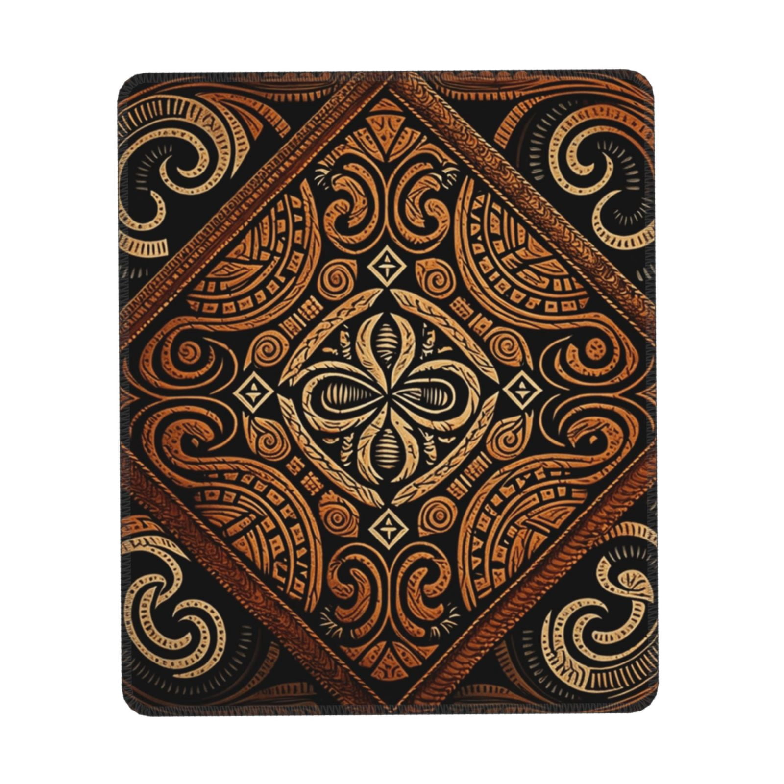 Hawaiian Style Tapa Cloth Tribal Art Gaming Mouse Pad 7.9 x 9.5 in ...