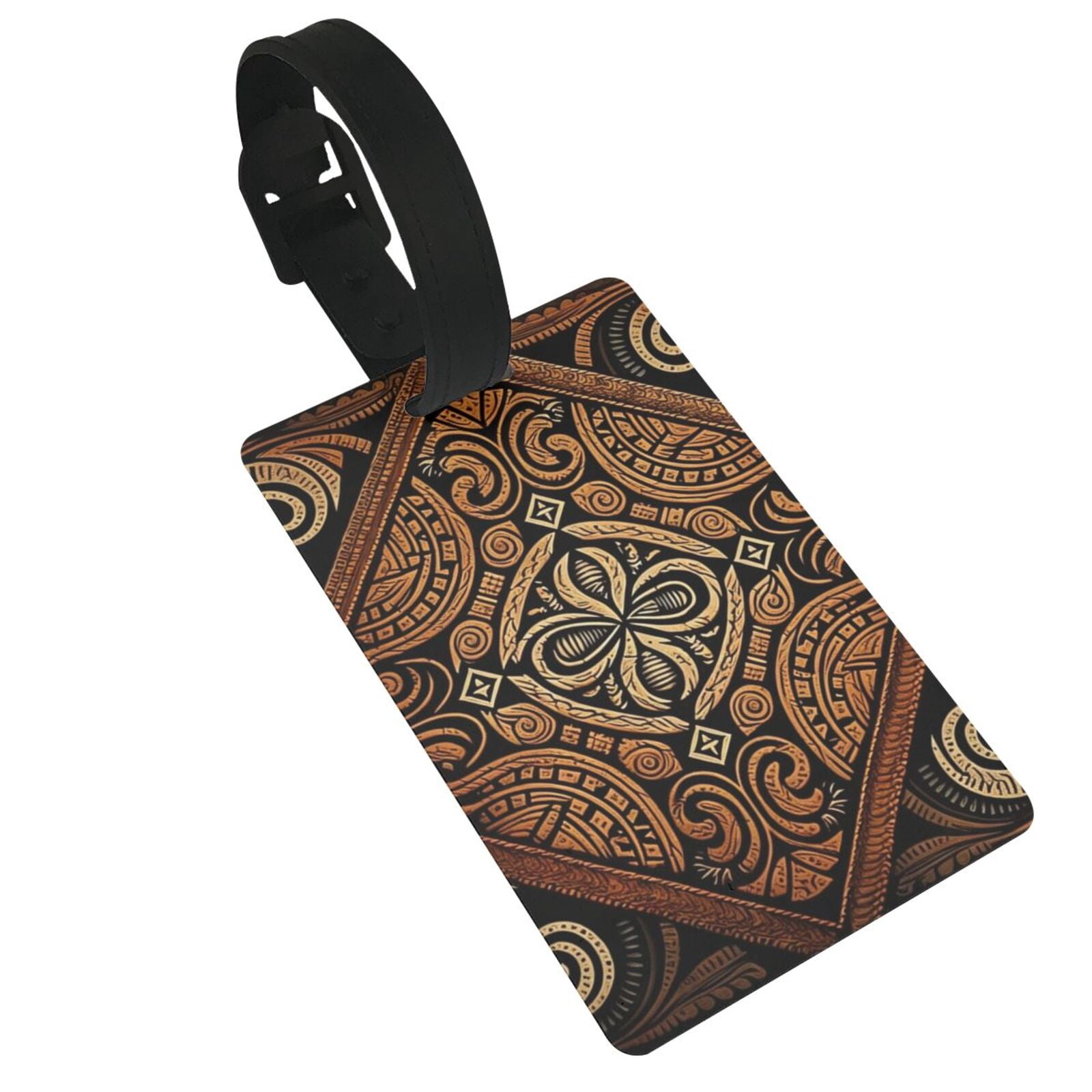 Hawaiian Style Tapa Cloth Tribal Art Luggage Tags Suitcases ID Baggage ...
