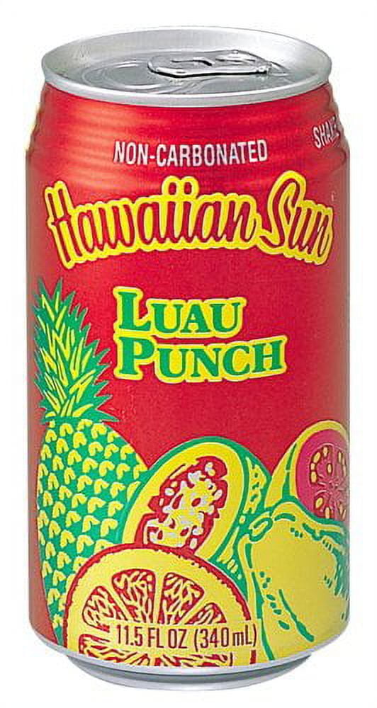 Hawaiian Sun Drink, Luau Punch, 11.5-Ounce (Pack Of 24)