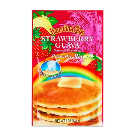 Strawberry Guava Pancake Mix, 6 Ounce Bag