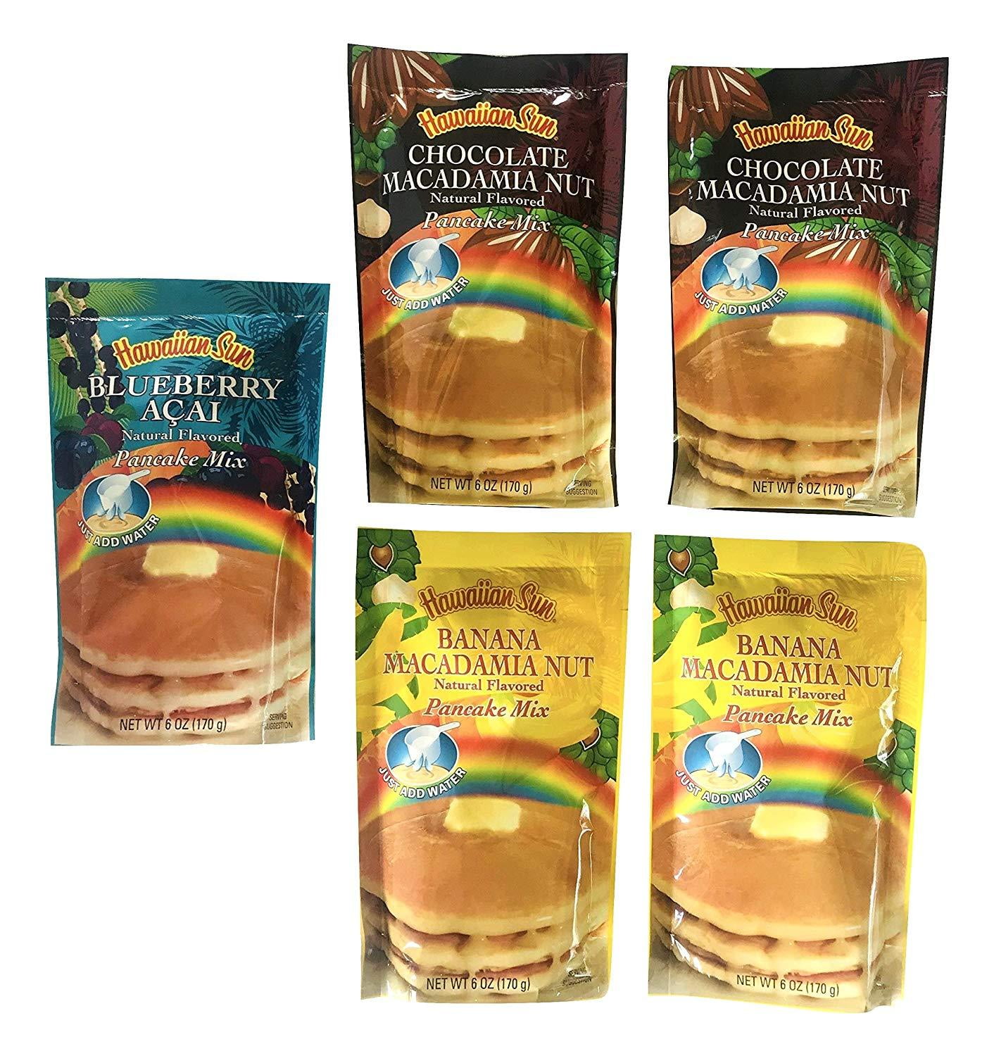 Hawaiian Sun Tropical Pancake Mix Variety Pack