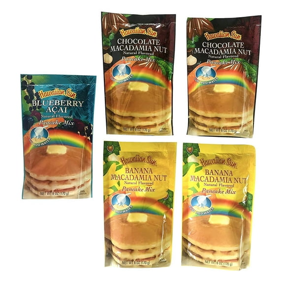 Hawaiian Sun Tropical Pancake Mix Variety Pack