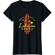 Hawaiian Surf Shirt - Lahaina Maui Retro Wave Print