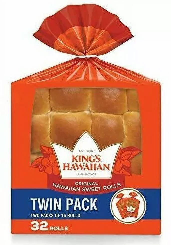 Hawaiian Sweet Rolls Original, 32 ct 32 oz