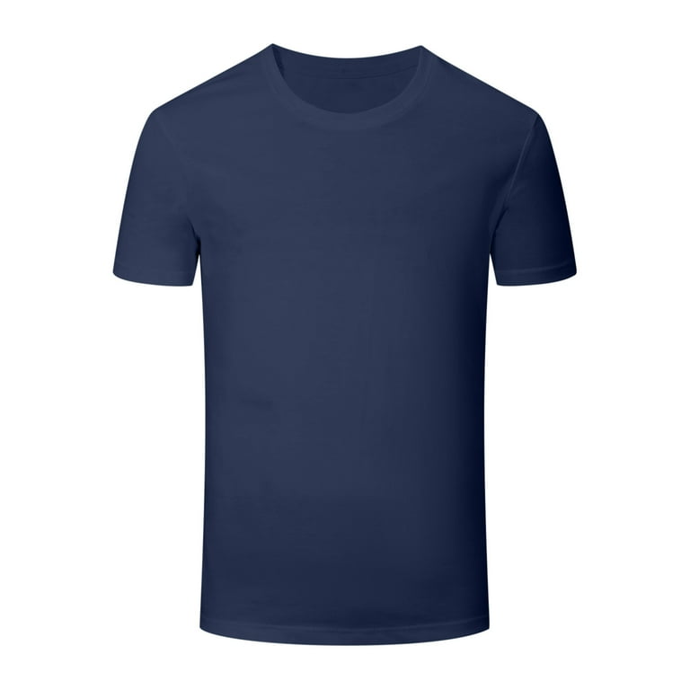 Hawaiian T Shirts for Men Waterproof Stain Resistant T Shirt Custom Print Logo Solid Color Crewneck Short Sleeve Shirt Workout Baggy Shirts Summer Big Tall Clearance 5XL Walmart