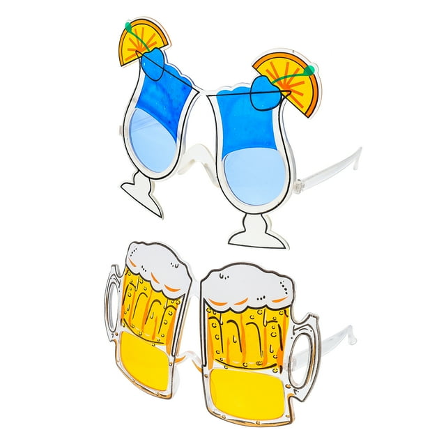 Hawaiian Themed Party Favors Funny Glasses Eyeglasses Sunglasses for