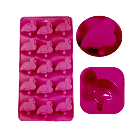 Hawaiian Themed Silicone Molds With Bird Shapes For Ice, Chocolate, Fondant, & Diy Crafts, Food-Grade Silicone Safe For Microwave Oven Refrigerator Freezer Dishwasher,