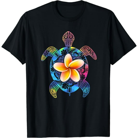 Hawaiian Tie Dye Sea Turtle Hawaii Unisex T-Shirt for Men Women Kids Toddler
