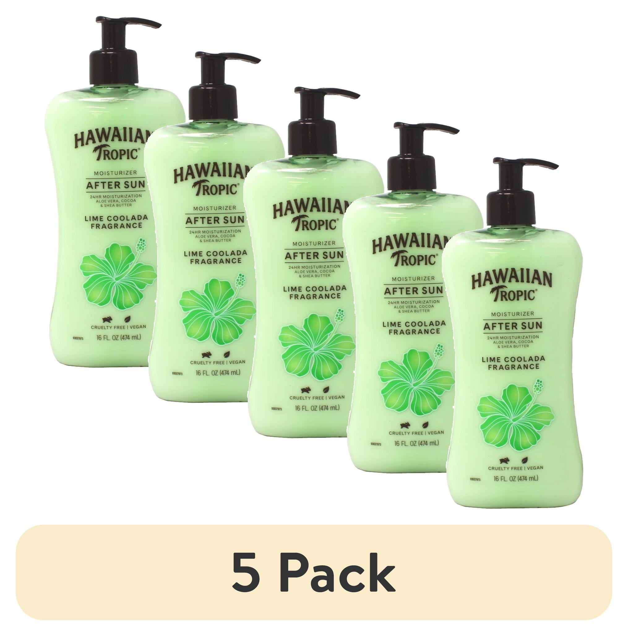 Coolada (5 pack) Hawaiian Tropic, After Sun Moisturizer, Lime Coolada, 16 fl oz ...