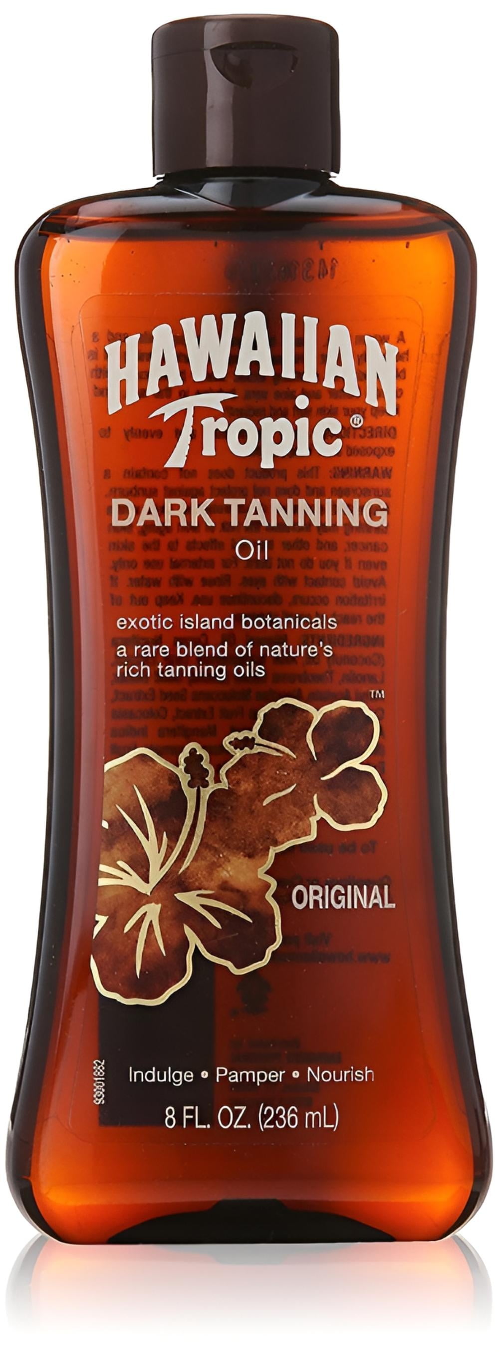 Hawaiian Tropic Dark Tanning Oil with Coconut and Cocoa Butter, 8 fl oz