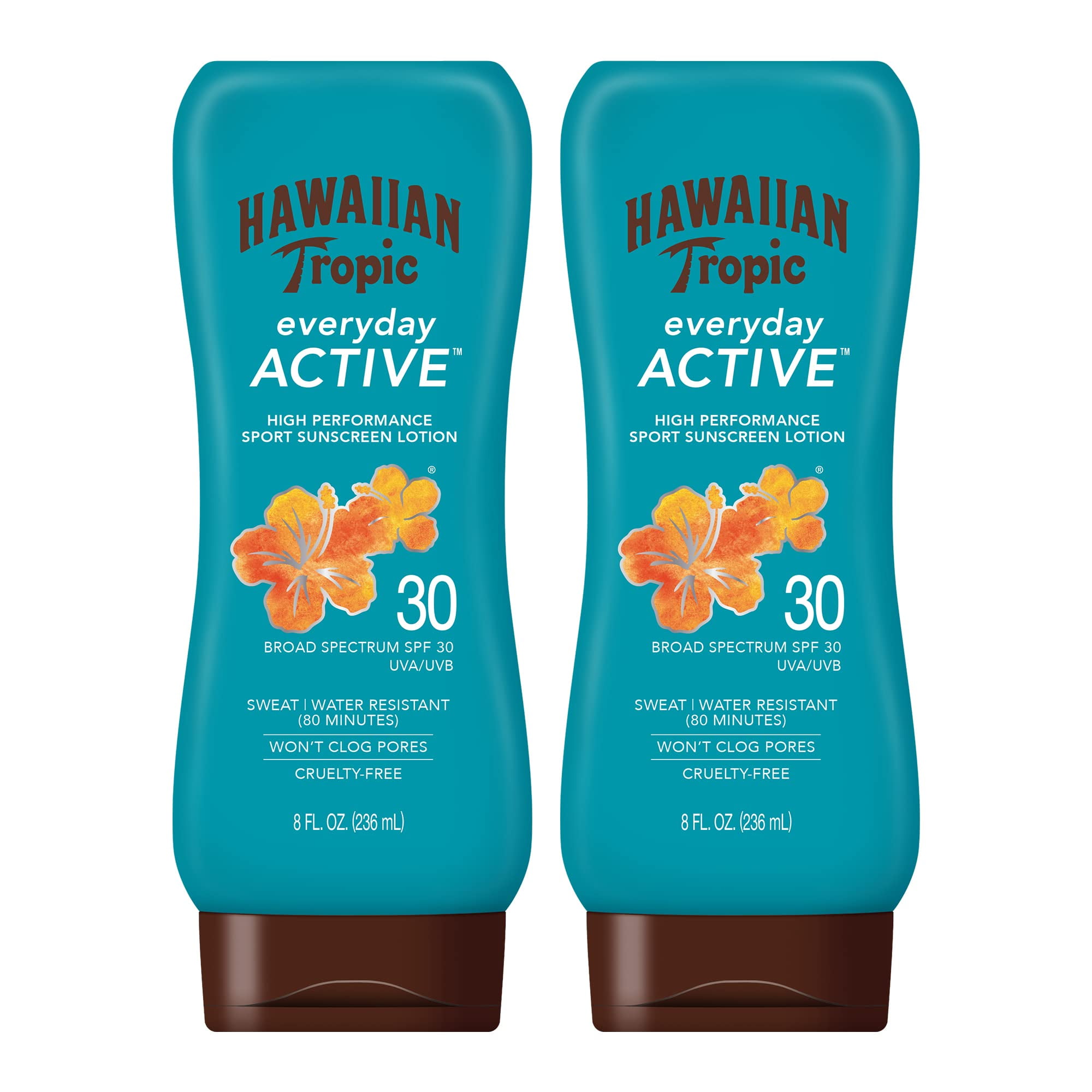 Hawaiian Tropic Everyday Active Lotion Sunscreen SPF 30, NonWaterproof