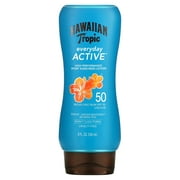 Hawaiian Tropic, High Performance Sport Sunscreen Lotion, SPF 50, Light Tropical, 8 fl. oz 236 ml