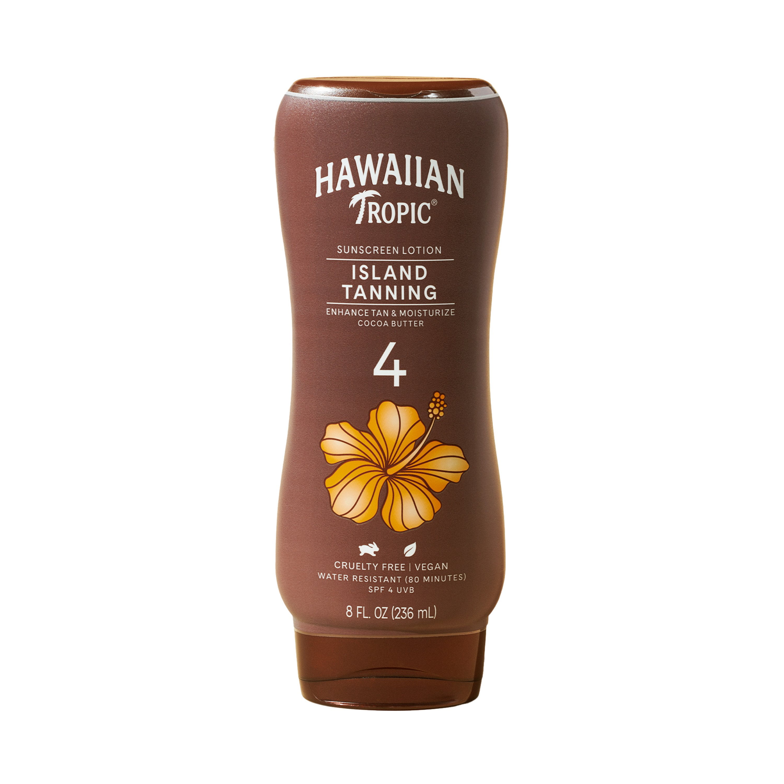 Hawaiian Tropic Island Tanning Sunscreen Lotion - SPF 4 - 8 oz (Packaging May Vary)