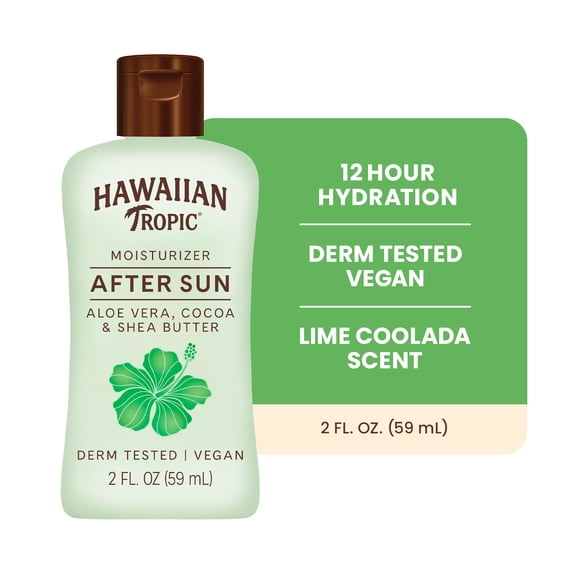 Hawaiian Tropic Lime Coolada After Sun Lotion, 2 Fl Oz