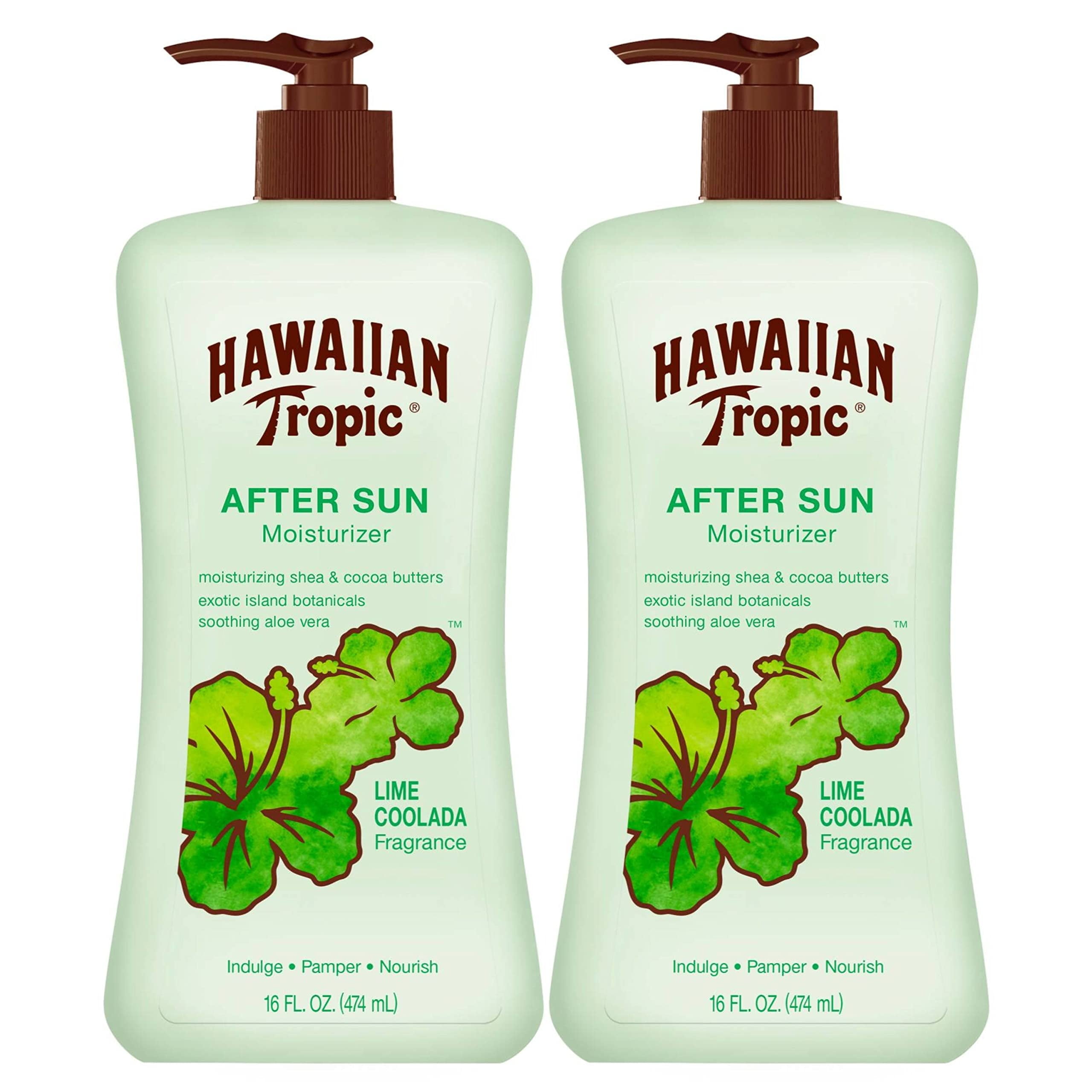 な*ん様 Tropical  Hawaiian Tropic Lime Coolada Body Lotion, Hydrating Daily