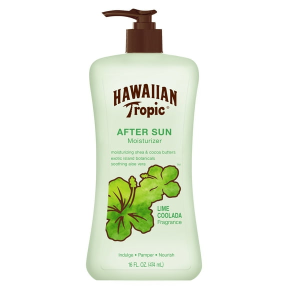 Hawaiian Tropic Lime Coolada after Sun Moisturizing Lotion, 16 fl oz, Fights Dryness for All Skin Types