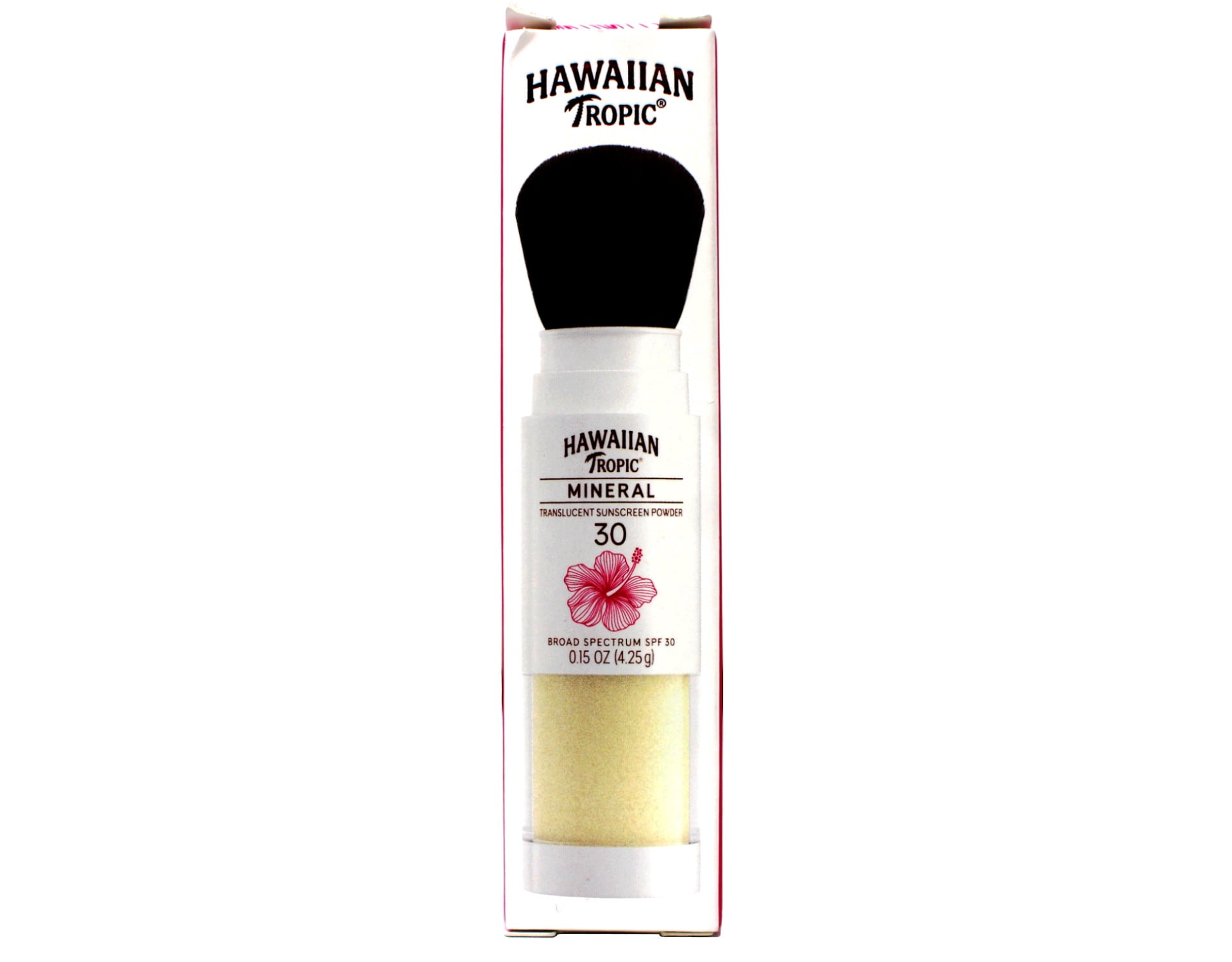 Hawaiian Tropic Mineral Sunscreen Powder Brush SPF 30 0.15 oz