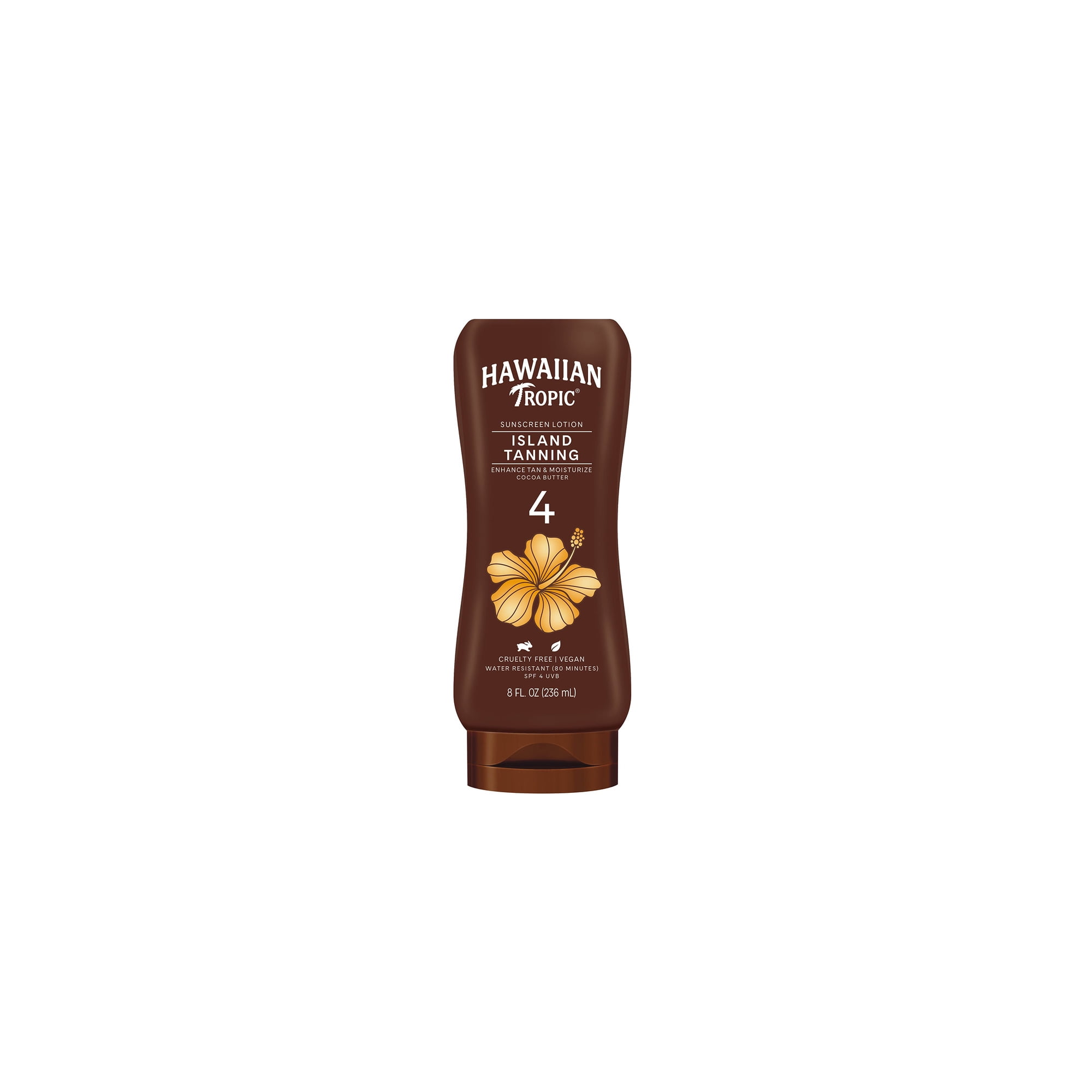 Hawaiian Tropic Protective Dark Tanning Sunscreen Lotion 8oz (Pack of 10)