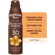 Hawaiian Tropic Protective Tanning Spray Sunscreen SPF 30, 6 oz
