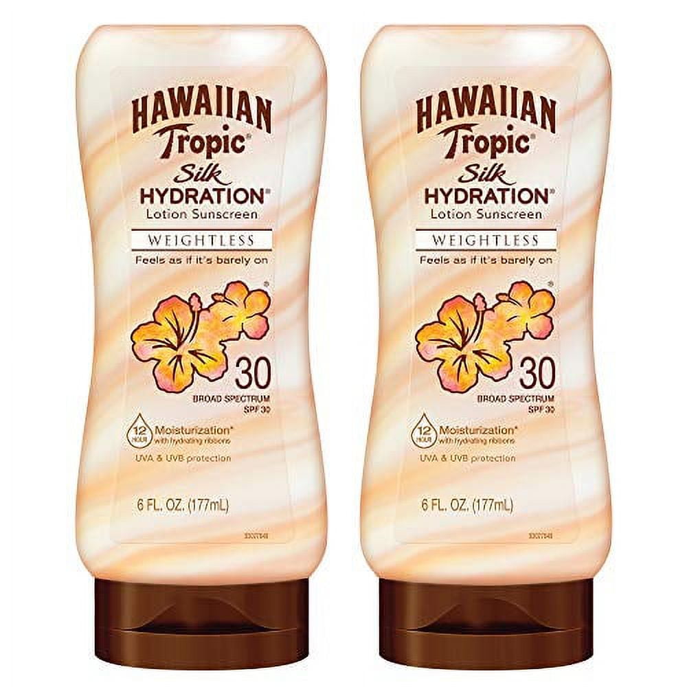 Hawaiian Tropic SPF 30 Broad Spectrum Sunscreen, Hydration Weightless