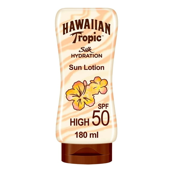 Hawaiian Tropic SPF50 Silk TSF6Hydration Lotion