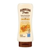 Hawaiian Tropic Satin Protection Ultra Radiance Sun Lotion SPF15 180ml   Luxurious Sun Lotion with Radiance Boosting Formula