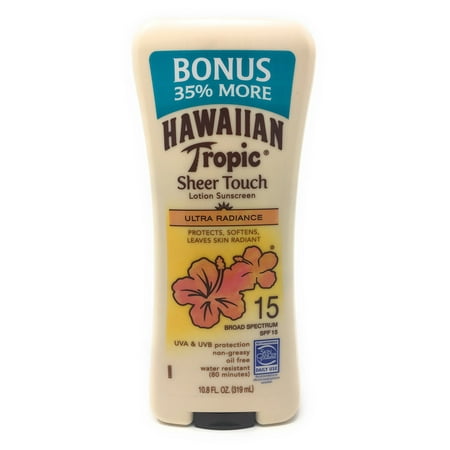 Hawaiian Tropic Sheer Touch Broad Spectrum SPF15 10.8oz