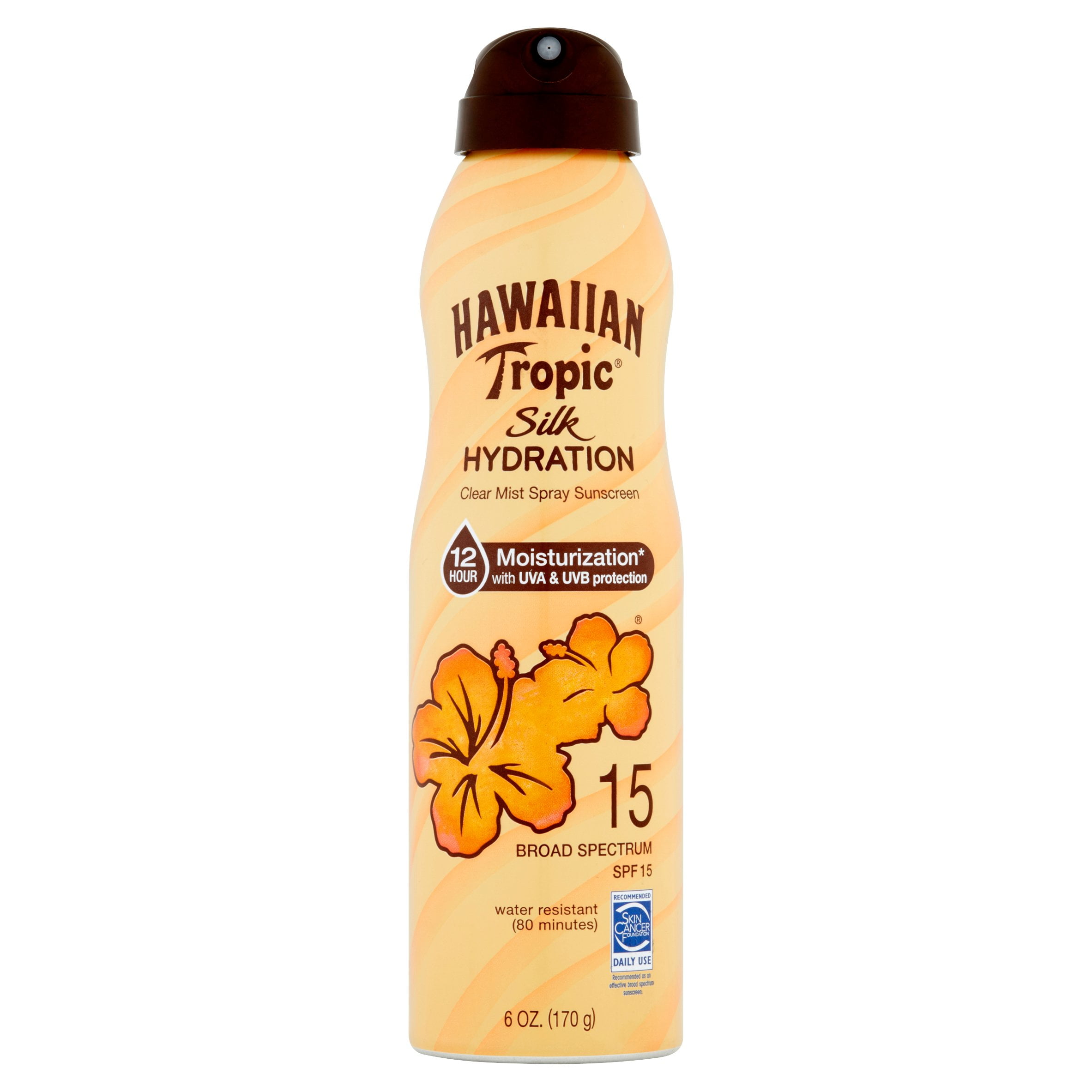 Hawaiian Tropic Silk Hydration Continuous Spray Sunscreen SPF 15 6 oz