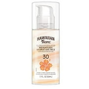 Hawaiian Tropic Silk Hydration Weightless Face Oil Free Sunscreen, SPF 30, 1.7 oz