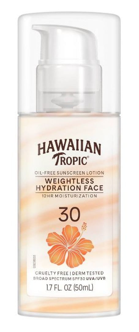 Hawaiian Tropic Spf#30 Face Weightless Hydration 1.7oz (Pack of 3)