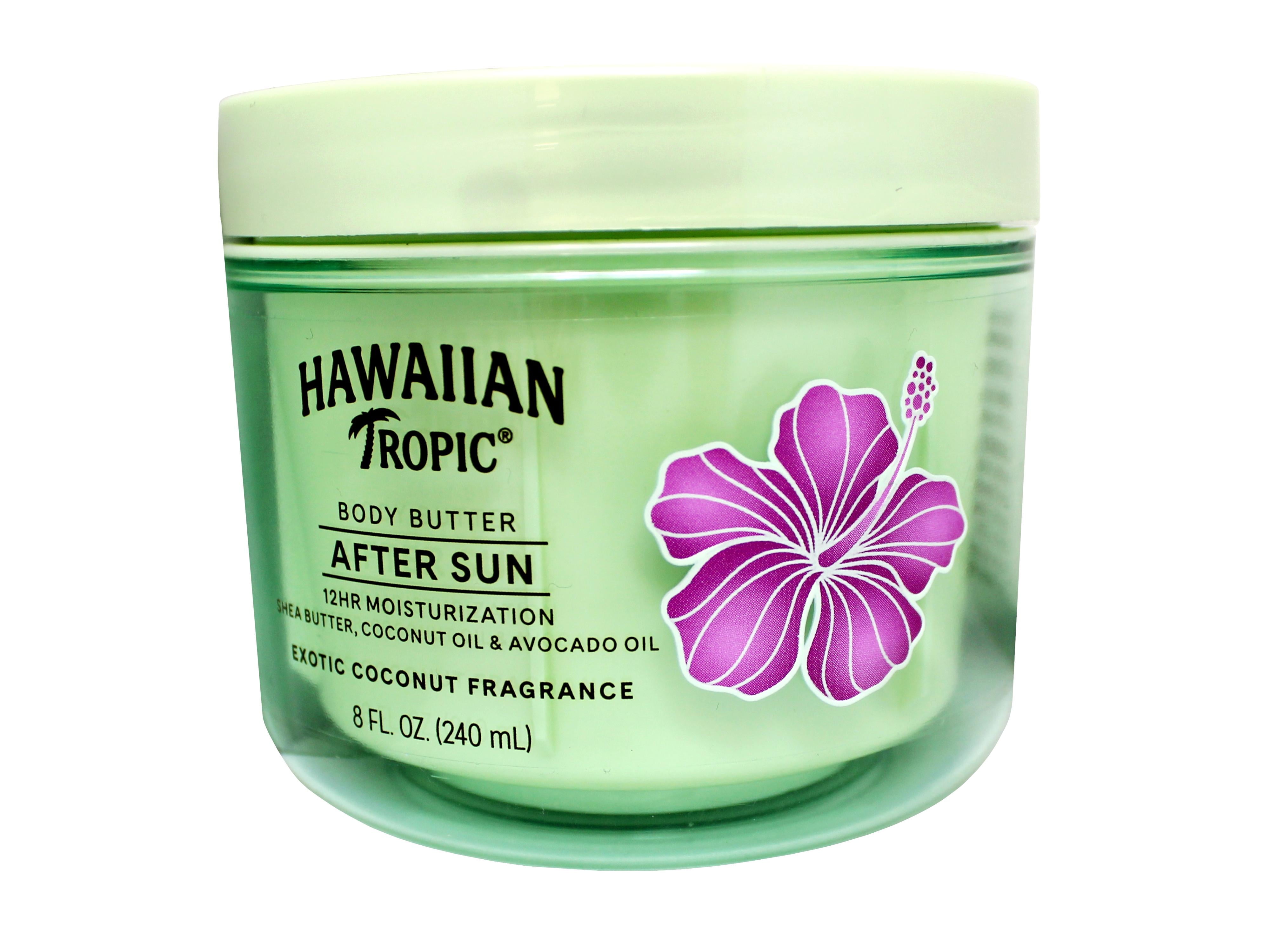 Hawaiian Tropic After Sun Body Butter with Coconut Oil, 12HR Moisturization, 8 FL OZ