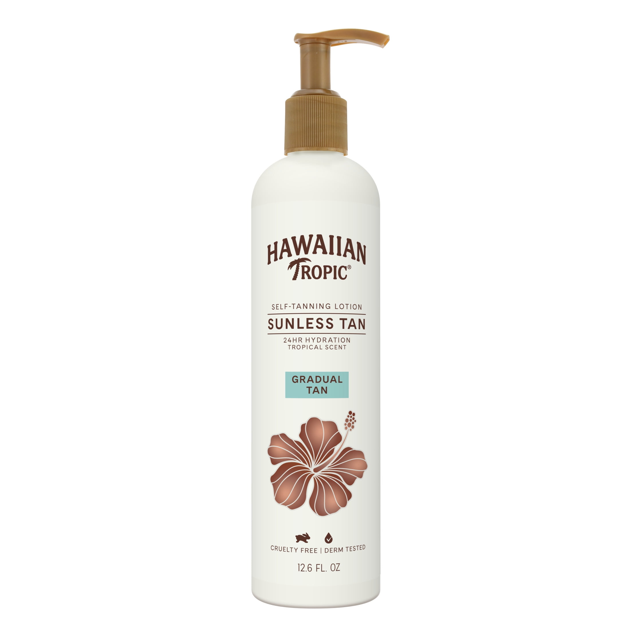 Hawaiian Tropic Sunless Tan Gradual Tanning Lotion, 12.6oz