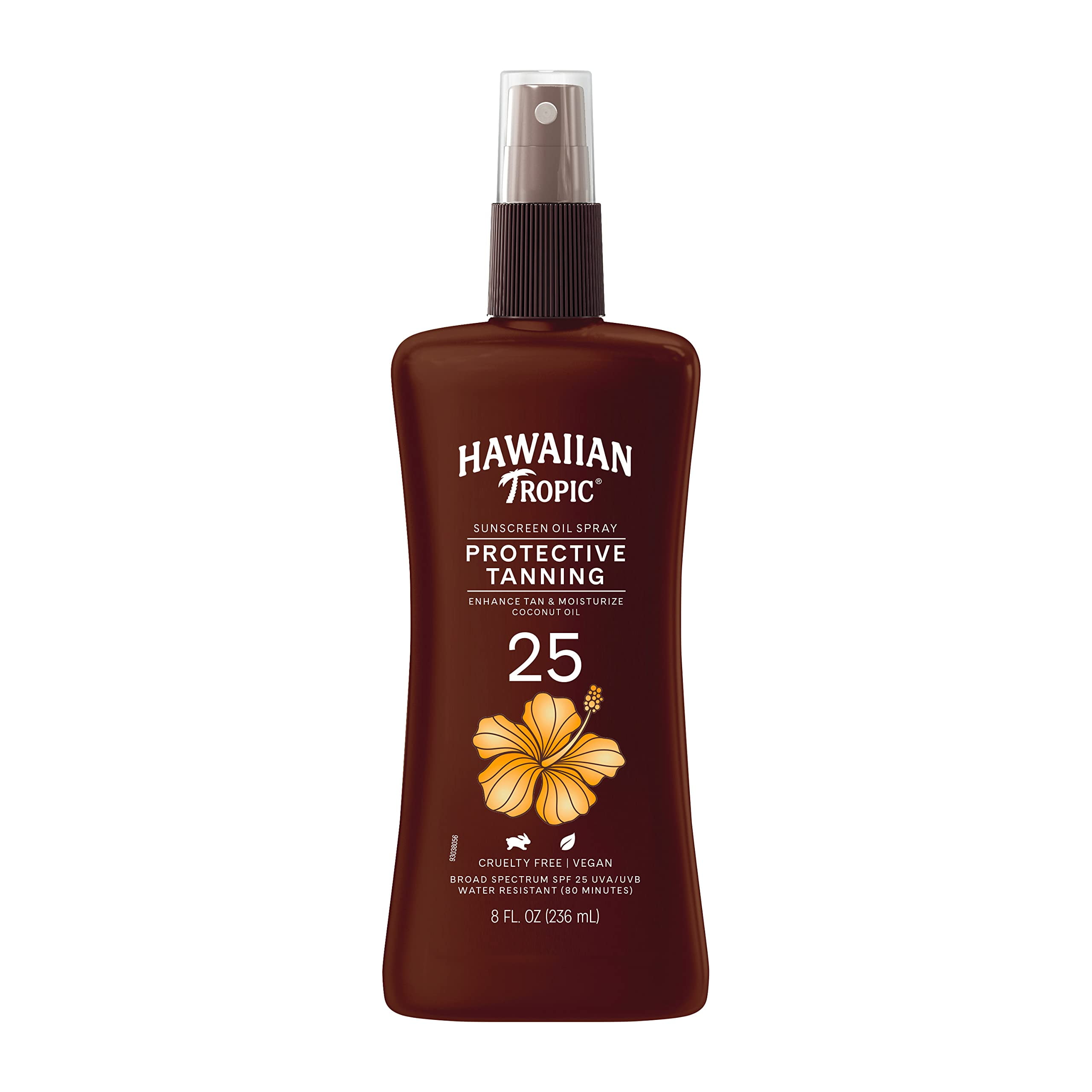 Hawaiian Tropic Tanning Oil Pump Spray, Spf 25, 8 Fl Oz