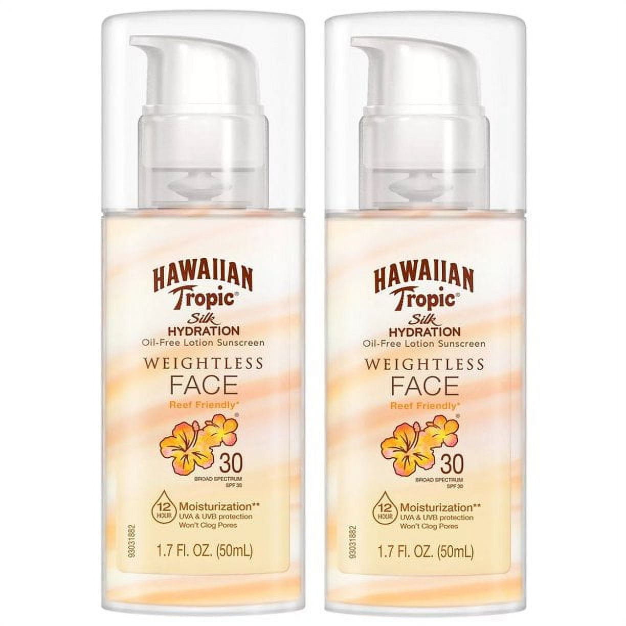 Hawaiian Tropic Weightless Face SPF 30 Sunscreen Lotion (1.7 fl. oz