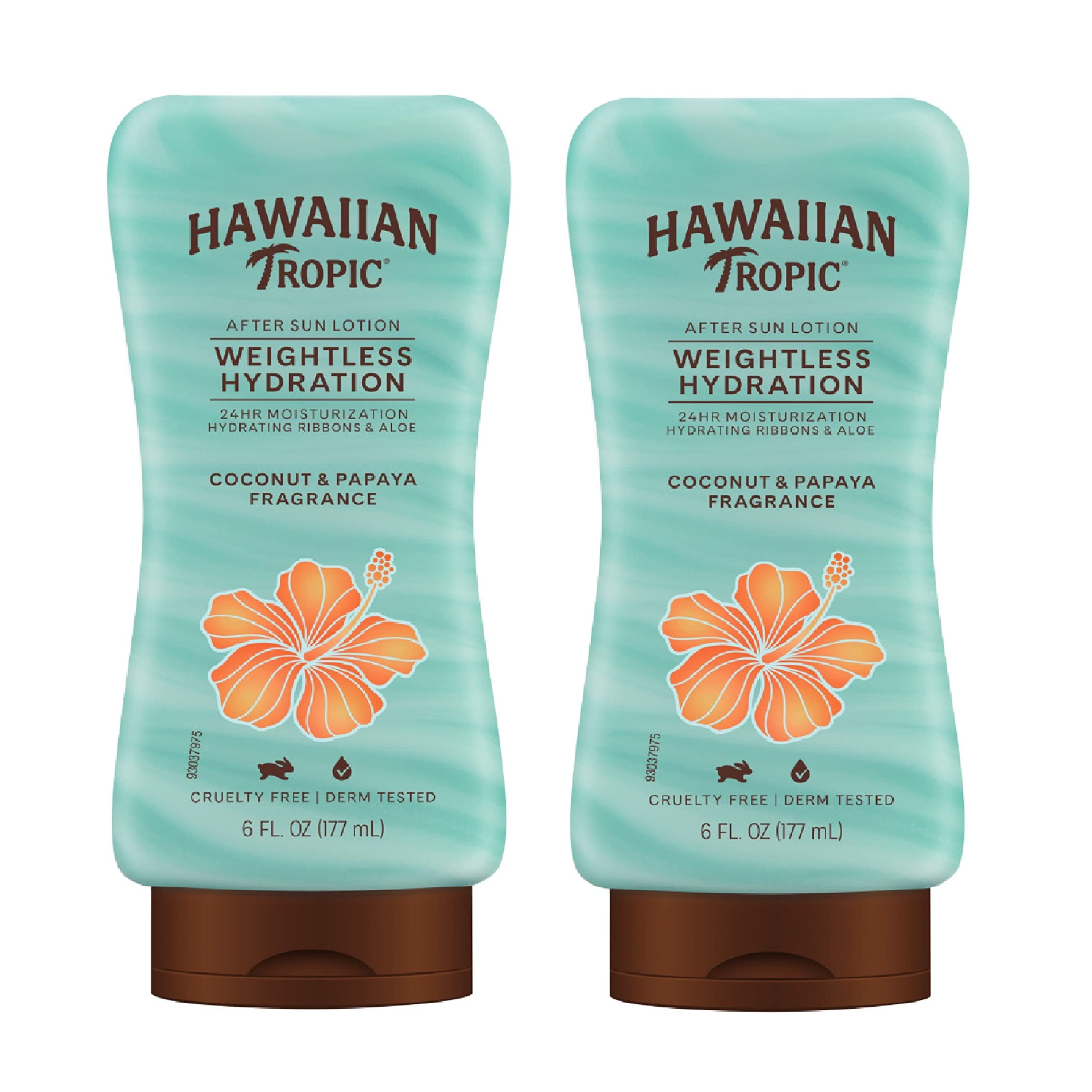 Hawaiian Tropic Weightless Hydration SR25 After Sun Lotion with Aloe
